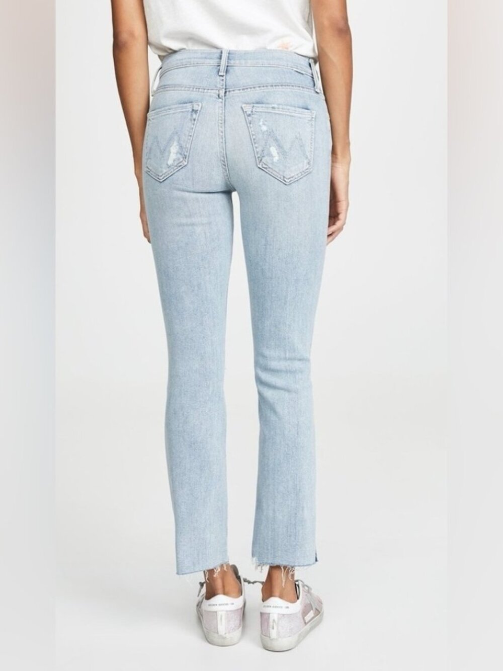 MOTHER The Rascal Ankle Snippet Mid Rise Straight Leg Jeans - 30" - Picture 14 of 16